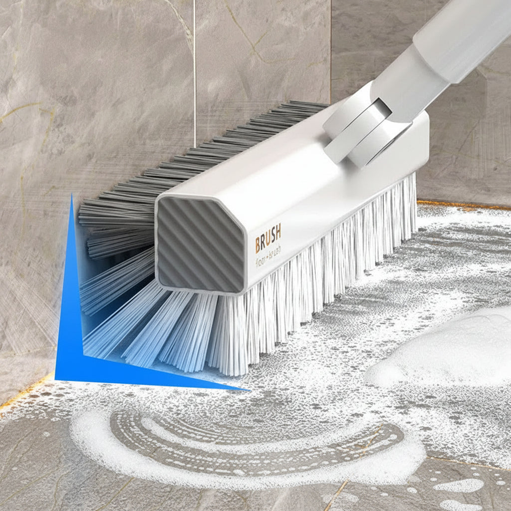 Cepillo para Juntas en Forma de V – Limpieza Profunda de Suelos, Baño, Cocina y Rincones