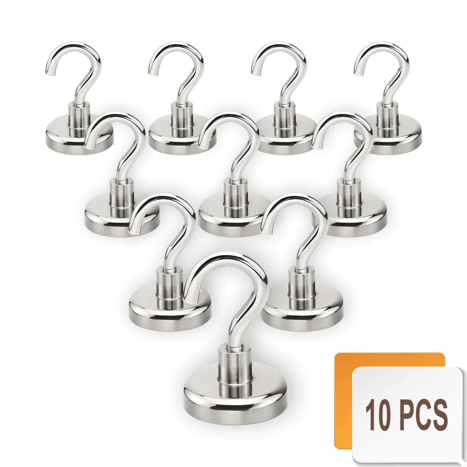 Ganchos Magnéticos Super Potentes con Imanes de Neodimio para Baño, Cocina y Organización del Hogar